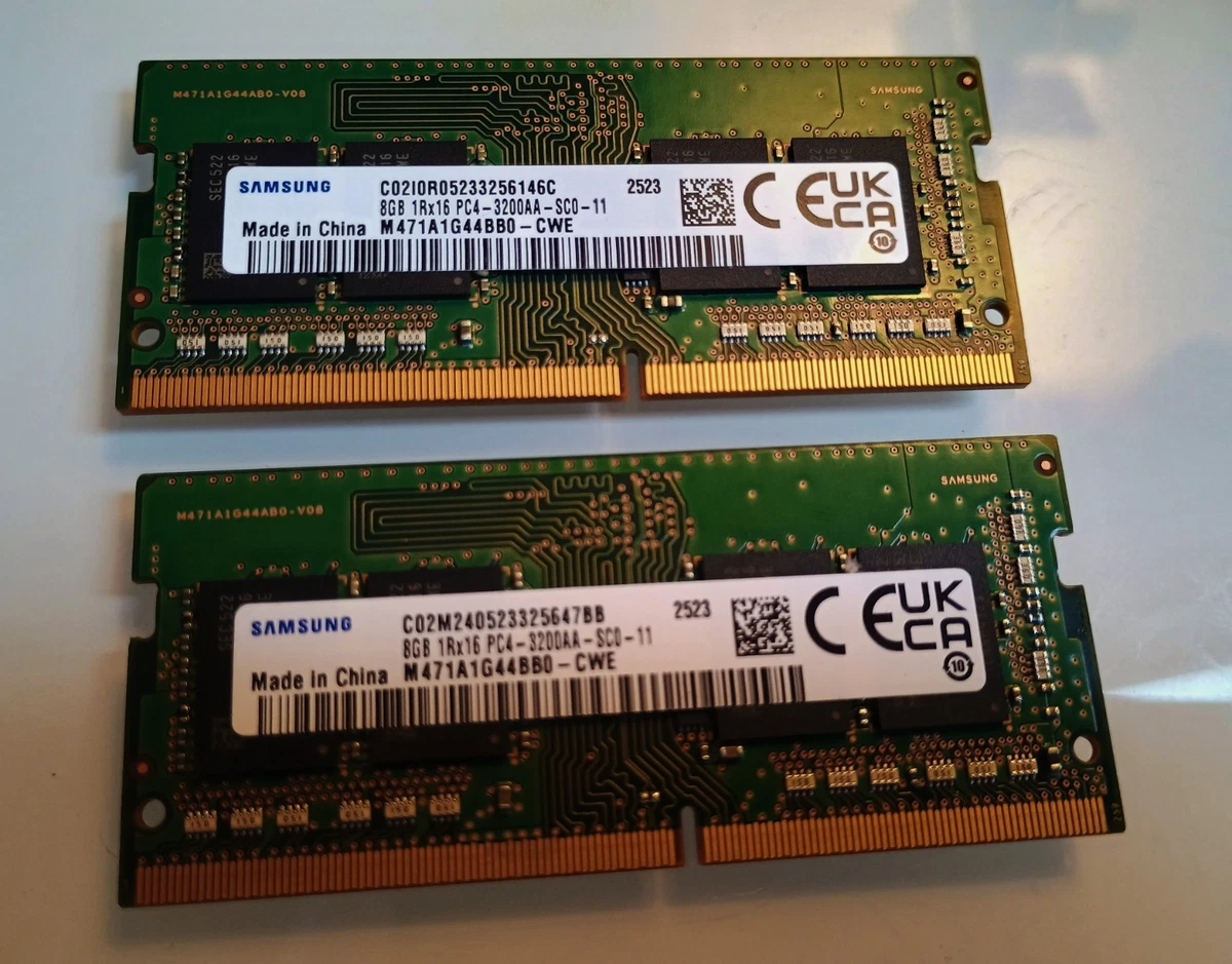Samsung SO-DIMM Computer Memory (RAM) 16 GB Total Capacity for