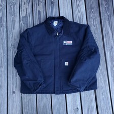 vintage Y2K Carhartt 3XL XXXL Quilted Traditional artic workwear Jacket J002 BLK