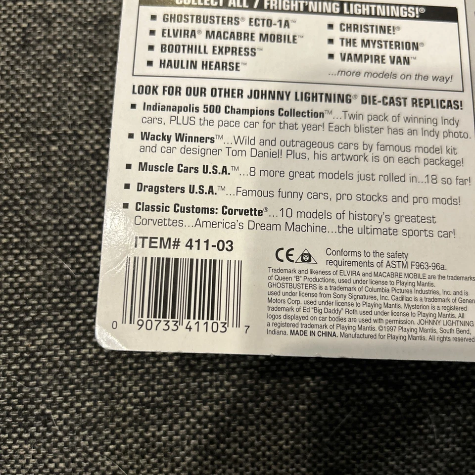 Johnny Fright’ning Lightning Ghostbusters II Ecto-1A Gold Hearse Series 3 - Image 3 of 4