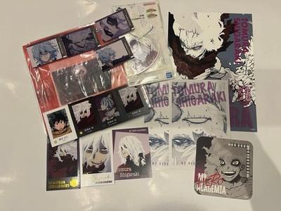 My Hero Academia Card Set featuring Shigaraki Tomura Shimura Tenko