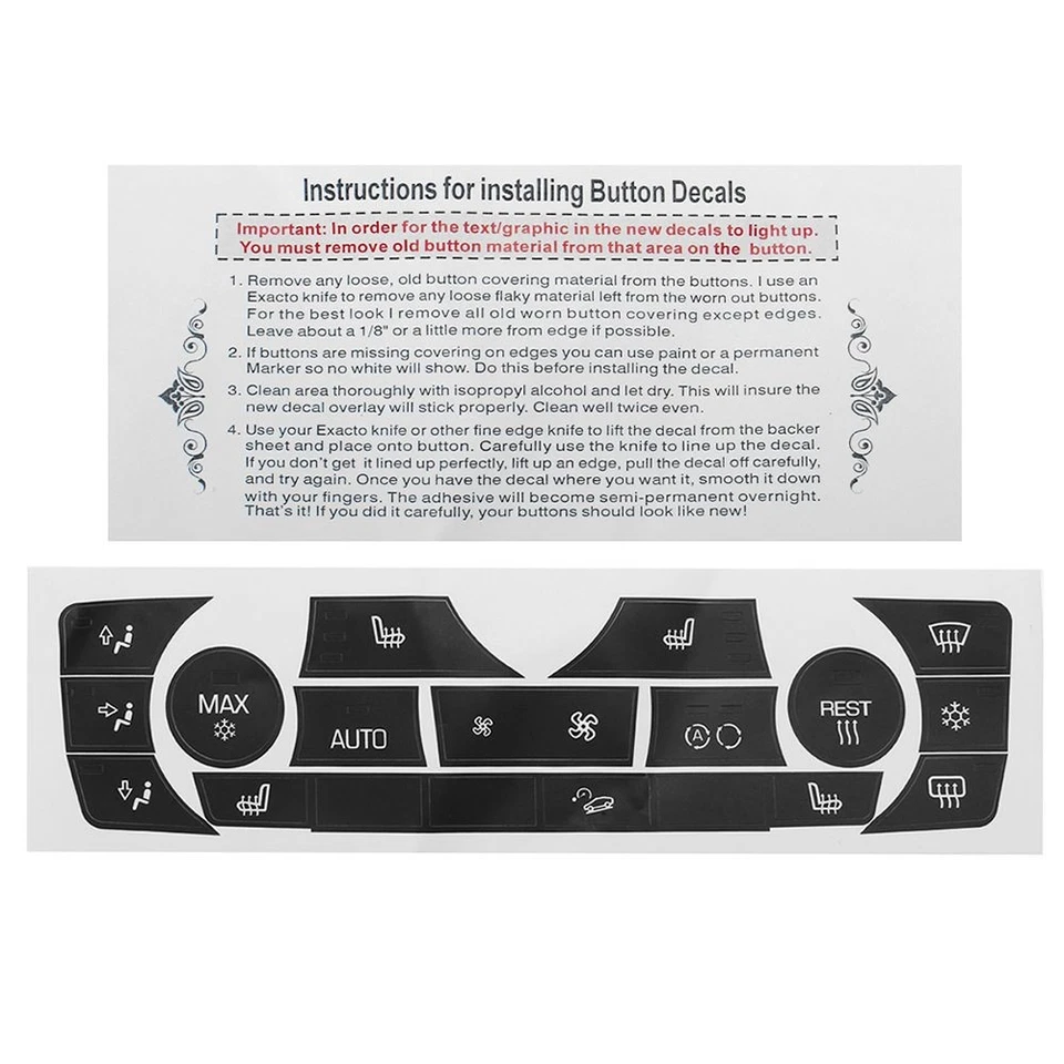 AC Climate Control Replacement Repair Kit For 2006-2011 BMW E90 E91 E92 330I - Image 4 of 4