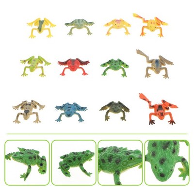  2 Count Reptilien Spielzeug Frosch Figur Froschfigur Simulation Tiermodell