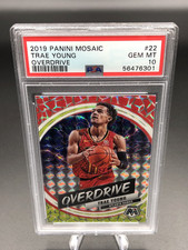 2019-20 Panini Mosaic #22 Trae Young NBA OVERDRIVE PSA 10 GEM MT Wizards Hawks🔥