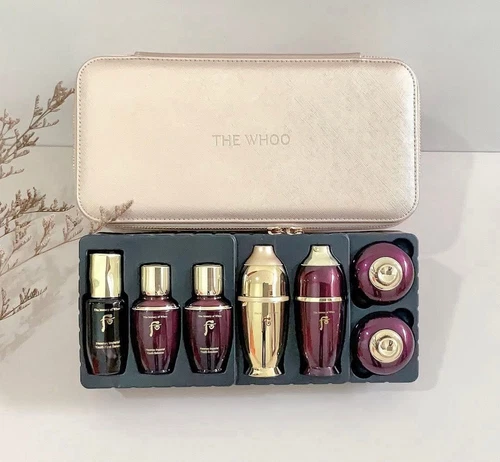 The History of Whoo Hwanyu Premium 7 Pcs VIP Gift Kit Leather Case