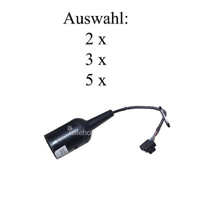 Unitec E27 Lampenfassung Baustellenfassung bis max. 100W 2 / 3 / 5 Stück n. Wahl