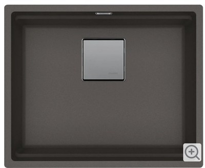 Franke Peak 22-1/16'' Undermount Single Basin Granite Kitchen Sink PKG11020SLG