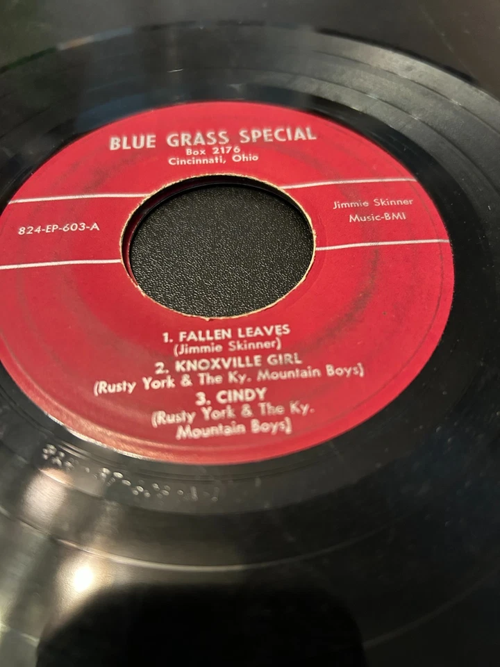 (6) 60's Bluegrass 45's (Sleepy Jeffers & Davis Twins) J.E. Mainer, others - Image 4 of 4