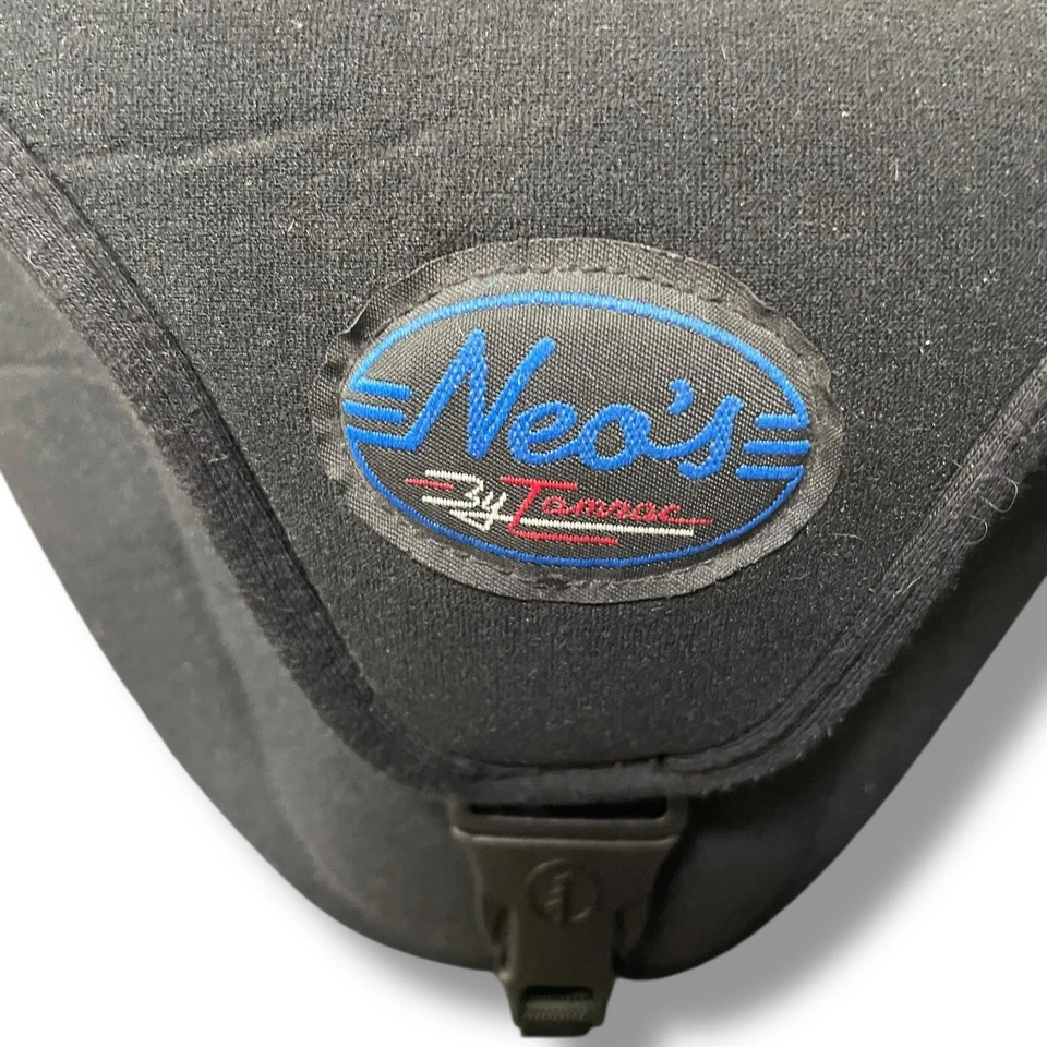 Estuche para cámara vintage bolso Neos por Tamrac funda de día de neopreno DSLR hecho en EE. UU. negro Foto 4 de 4