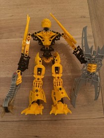 Bionicle Toa Mata Nui 8998 with Original Pearl Gold Kanohi Ignika Mask Of Life
