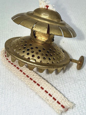 Collins Brass Kerosene Lamp Burner 1866 Pat. for 7/8