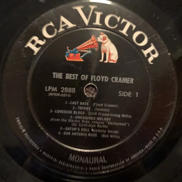 Floyd Cramer, The Best Of Floyd Cramer, (LP, Comp, Mono), VG, 3903853132 - Image 3 of 4