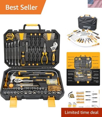Durable Home Tool Kit with 159 Essential Pieces for Effortless DIY Projects