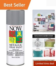 Now Spray Paint Gloss Aluminum 9 Oz