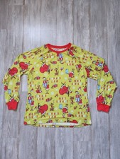 The Grinch Who Stole Christmas Holiday Green  Red Pajama Top Women's Sz L