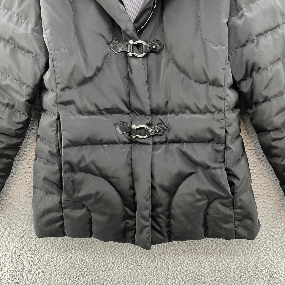 Cinzia Rocca пальто женщин 6 черный гусь утка вниз пуховик лыж повседневный куртка Италии - Изображение 2 из 4