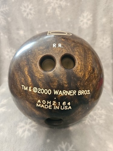 Vintage 2000 Warner Bros Taz Brunswick Bowling Ball 15lbs 12.7oz Made In USA - Picture 4 of 7