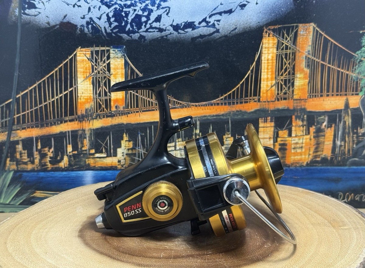 Penn 850 SS スピニングリール Vintage Penn 850-SS Spinning Fishing Reel, Made in “USA