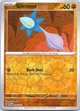Glimmet Twilight Masquerade 108/167 Common Pokemon Reverse Holo NM Pokemon Card