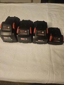 LOT OF 4 MILWAUKEE M18  BATTERIES