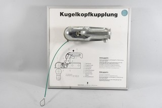 C71W17 Kugelkopfkupplung Lehrtafel Modell für Fahrschule