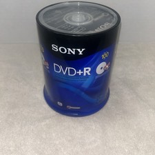SONY Accucore 100 Pack DVD DVD R, 1X-16X, 4.7GB/Go - NEW SEALED
