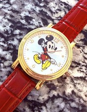 BRAND NEW Exclusively For DISNEY MICKEY MOUSE WATCH Rotating Arms MENS SIZE
