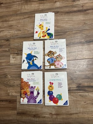 Baby Einstein Learning DVDS Language Nursery (2003 DVD) Plus 4 More