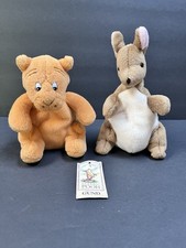 Classic Pooh by Gund, Tigger and Kanga Plush, 8" Vintage, Clean  Cuddly