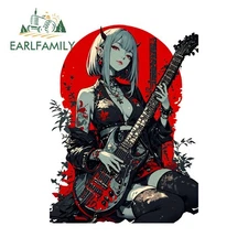 EARLFAMILY Samurai Car Sticker Personality Waterproof Laptop Luggage JDM Decal 