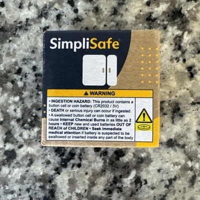 NEW SimpliSafe Entry ES3 Door Sensor White Magnetic Home Security (Latest)