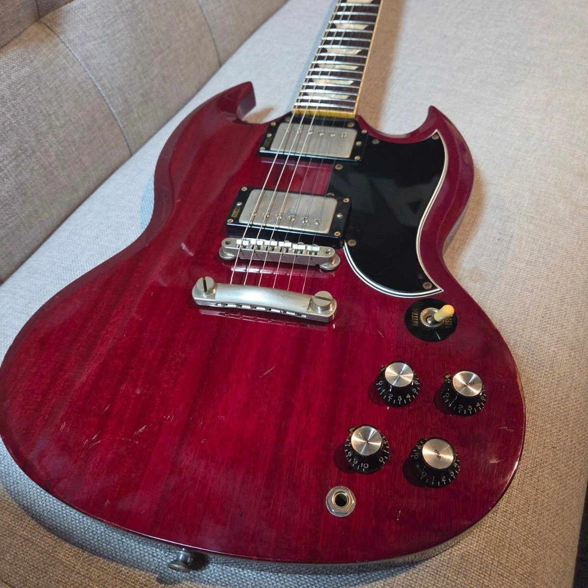 Burny Red Electric Guitars Just Listed 2026