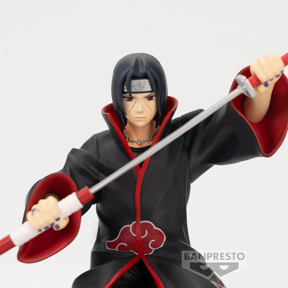 Pie De Roto Figura Naruto P99 Itachi Uchiha 16cm Original BANPRESTO - Imagen 3 de 4