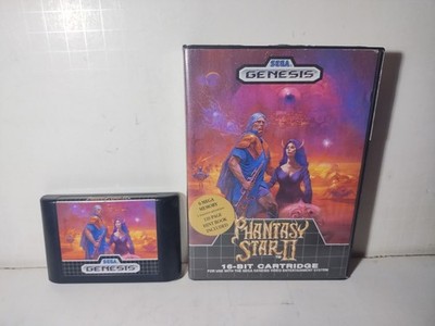 Phantasy Star 2 Sega Genesis Game & Case Only Tested 