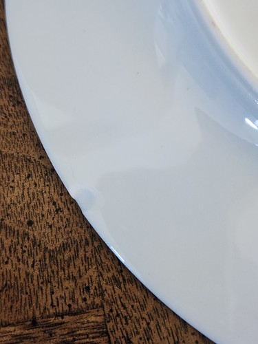 4 VTG Block Spal Portugal Daybreak 1986 Hearts Porcelain Salad Plates 8" READ - Picture 7 of 11