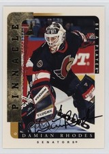1996-97 Pinnacle Be A Player Auto Damian Rhodes #202 Auto qh5