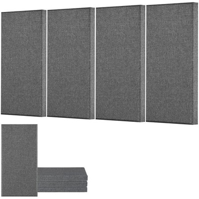 4 PCS Acoustic Panels 2 inch Thick 23.6 x 11.8 inch Fiberglass Sound Absor