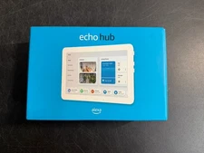 Amazon Echo Hub 8" Smart Home Control Panel with Alexa White Model G6A87E NEW