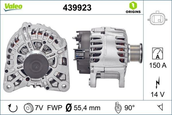 Lichtmaschine Generator Lima Valeo Origins - NEW O.E. Technologie 439923 FüR J11-image
