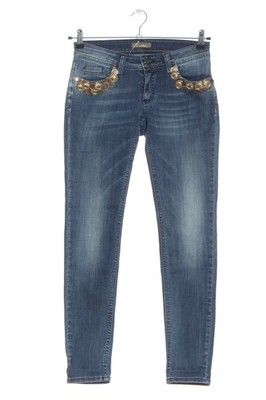 EUREKA Slim Jeans Damen Jeans Gr. DE 36 blau Casual-Look