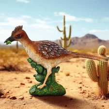 Roadrunner Statue Decor 10. 2 Inches Southwest Roadrunner Garden Statues Outd...
