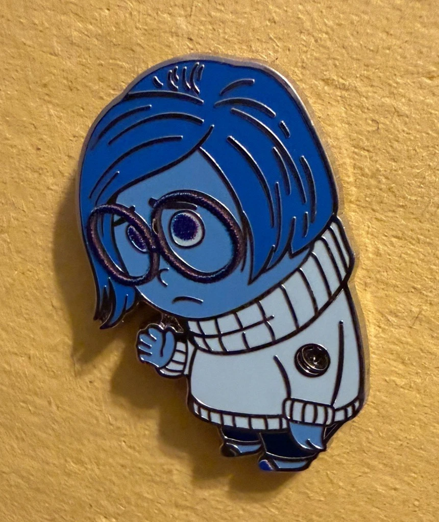 Disney Pin WDW Inside Out Sadness Blue Color Story Hidden Disney 2025 Wave A