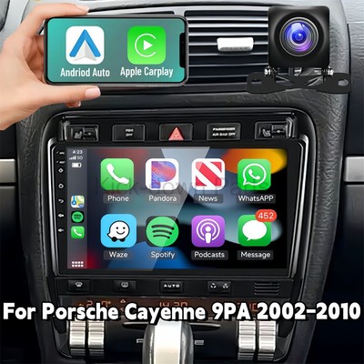 fit for Apple Carplay Android Auto 9'' Radio for 2002-2010 Porsche Cayenne