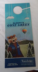 NICE MOTEL DOOR HANG TAG - TRAVELODGE   SLEEPY'S GONE GREEN — photo 1