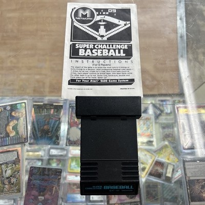 Super Challenge Baseball (Atari 2600, 1982) CART ONLY WITH MANUAL