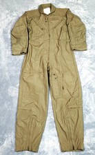 Vintage US Military Coveralls Mens 40R Sage Green CWU-27/P Flyers Flight Suit FR