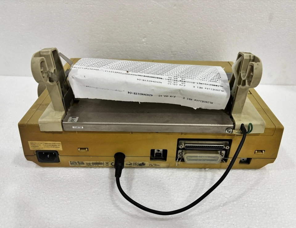 OKI MICROLINE 280 Elite Model D22300B 9 Pin Printer - Image 4 of 4