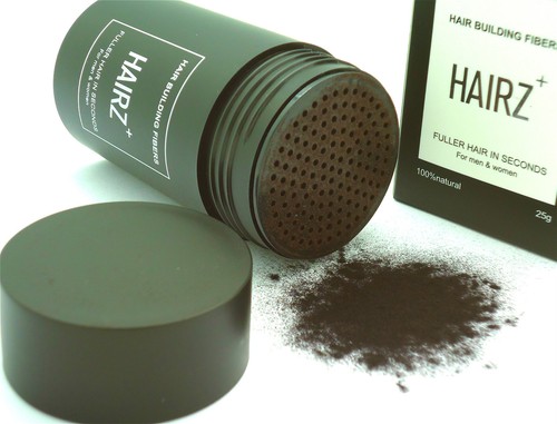 3x HAIRZ+ Hair Loss Concealer Fuller Building Fiber Powder for Men & Women - Picture 5 of 12