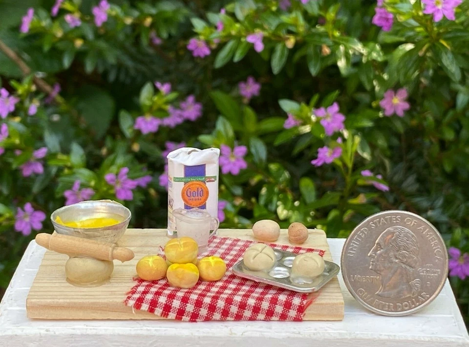 Casa de muñecas miniatura JARDÍN DE HADAS accesorio rollo de pan juego para hornear ~ compra 3 ahorra $6 Foto 3 de 3