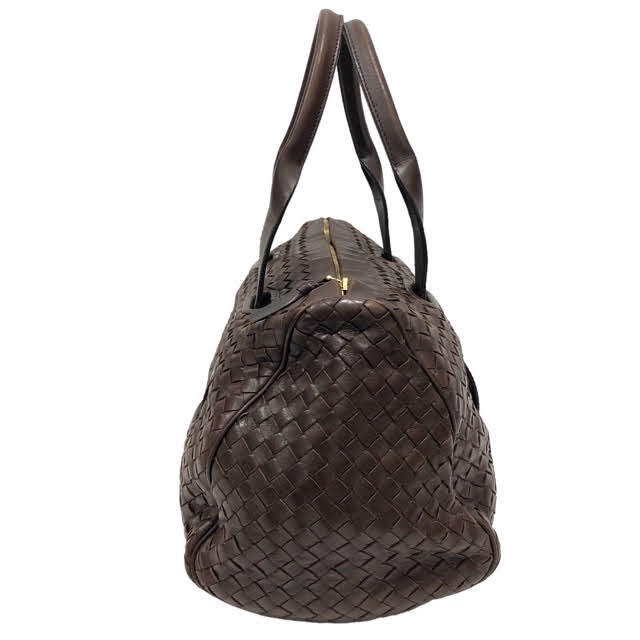 【関税&送料込】Bottega Veneta Dark Brown Leather Intrecciat Bottega Veneta Brown Intrecciato Leather Shoulder Bag – The