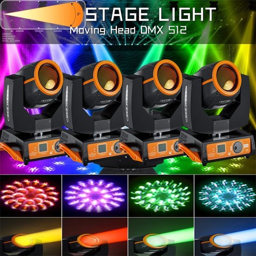 4X 7R 230W Zoom Cabezal Móvil Rayo Luz Afilada 16Prisma Estroboscópico DMX16Ch Club Stage - Imagen 16 de 16